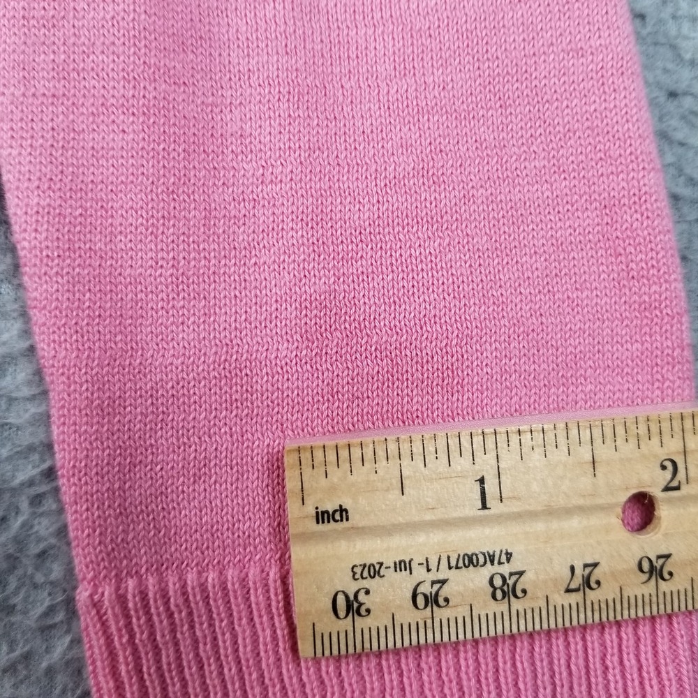 Amazon Essentials Cardigan Sweater Womens Medium M Pink Button Up Crew Neck Knit - Picture 9 of 10